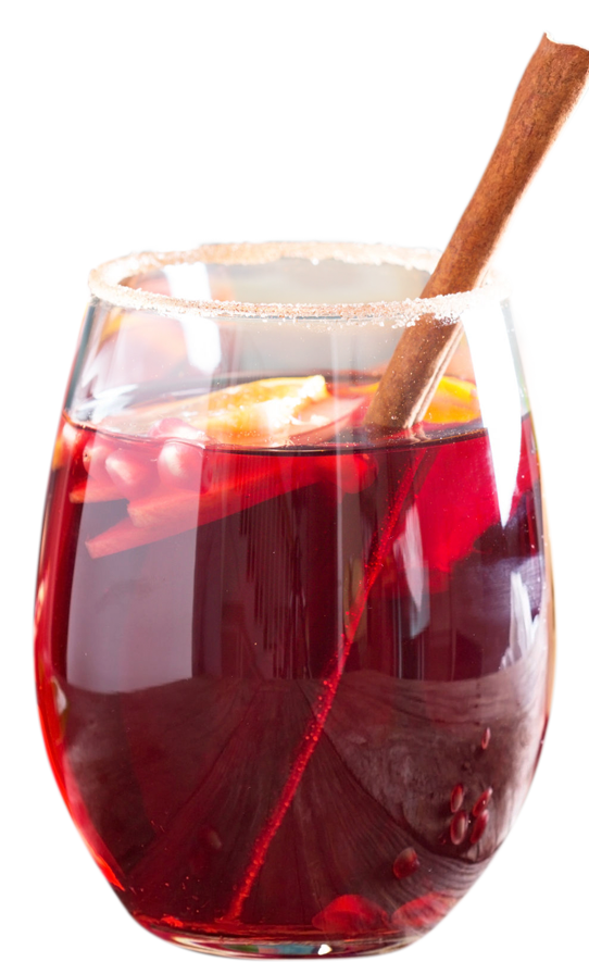 Ginger Red Hot Winter Sangria drink