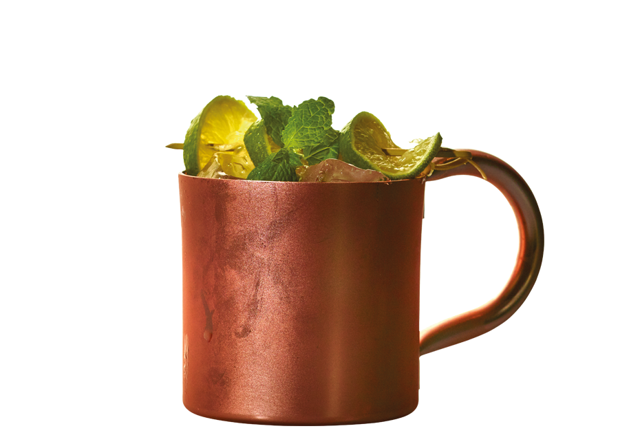 Raw Moscow Mule drink