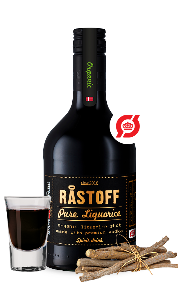Økologisk Råstoff Pure Liquorice lakriddshot