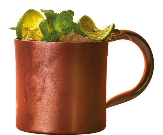 Raw Moscow Mule drink